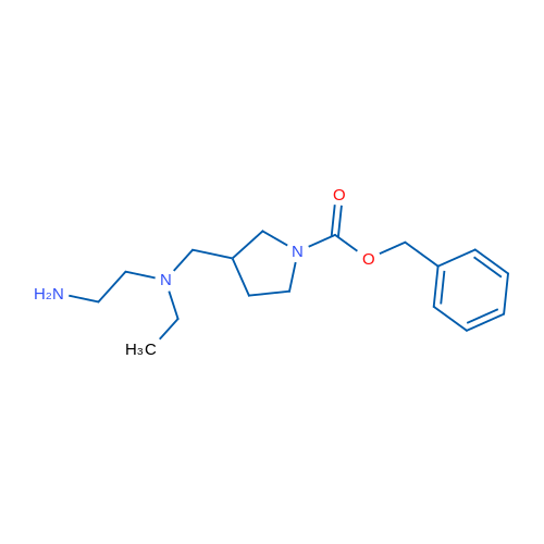 Benzyl 3-(((2-aminoethyl)(ethyl)amino)methyl)pyrrolidine-1-carboxylate 1g