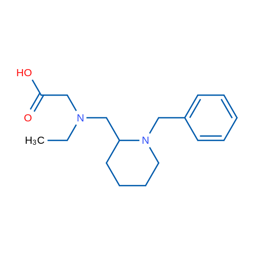 2-(((1-Benzylpiperidin-2-yl)methyl)(ethyl)amino)acetic acid 1g