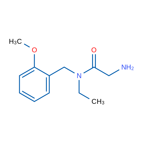 2-Amino-N-ethyl-N-(2-methoxybenzyl)acetamide 1g