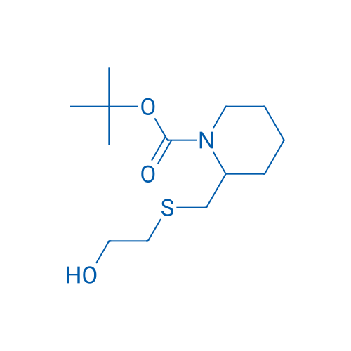 tert-Butyl 2-(((2-hydroxyethyl)thio)methyl)piperidine-1-carboxylate 1g
