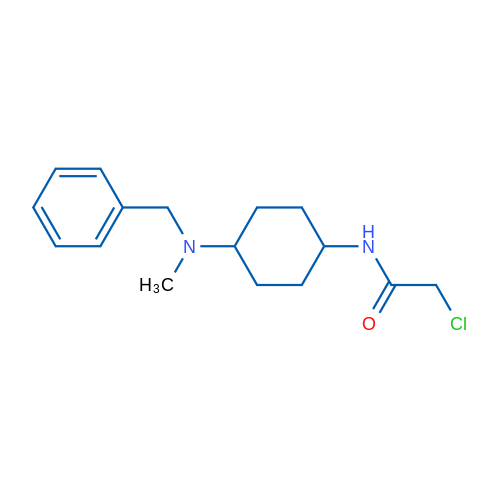 N-(4-(Benzyl(methyl)amino)cyclohexyl)-2-chloroacetamide 1g