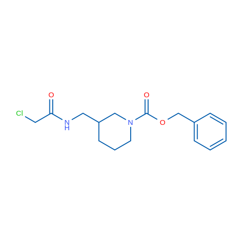 Benzyl 3-((2-chloroacetamido)methyl)piperidine-1-carboxylate 1g
