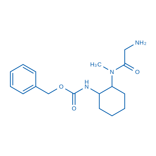 Benzyl (2-(2-amino-N-methylacetamido)cyclohexyl)carbamate 1g