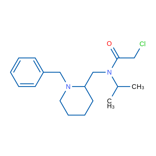 N-((1-Benzylpiperidin-2-yl)methyl)-2-chloro-N-isopropylacetamide 1g