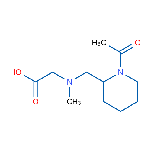 2-(((1-Acetylpiperidin-2-yl)methyl)(methyl)amino)acetic acid 1g