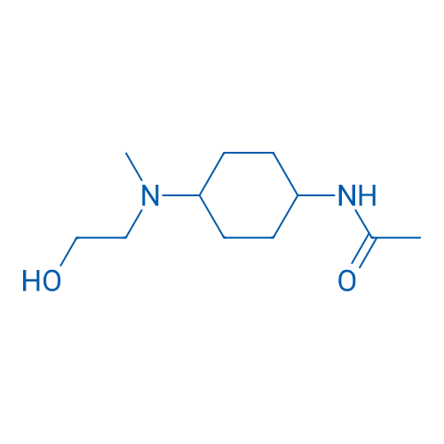 N-(4-((2-Hydroxyethyl)(methyl)amino)cyclohexyl)acetamide 1g