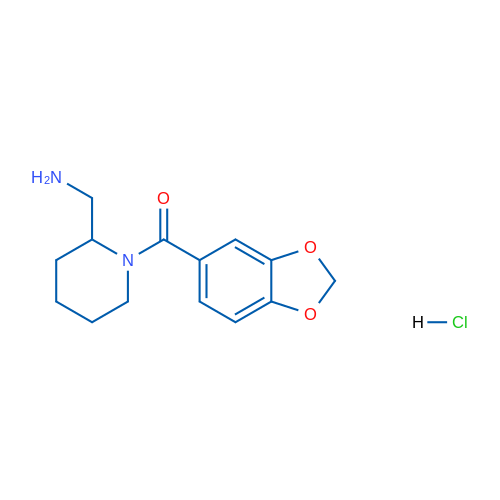 (2-(Aminomethyl)piperidin-1-yl)(benzo[d][1,3]dioxol-5-yl)methanone hydrochloride 1g