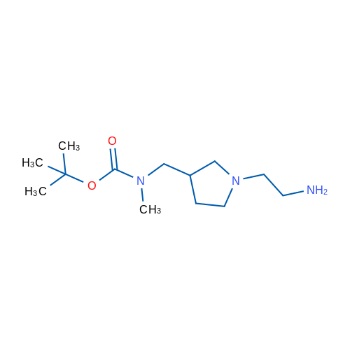 tert-Butyl ((1-(2-aminoethyl)pyrrolidin-3-yl)methyl)(methyl)carbamate 1g