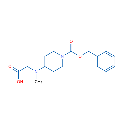 2-((1-((Benzyloxy)carbonyl)piperidin-4-yl)(methyl)amino)acetic acid 1g