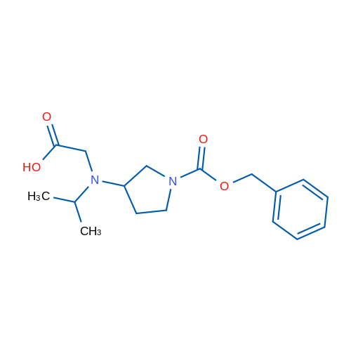 2-((1-((Benzyloxy)carbonyl)pyrrolidin-3-yl)(isopropyl)amino)acetic acid 1g