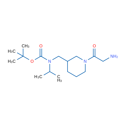 tert-Butyl ((1-(2-aminoacetyl)piperidin-3-yl)methyl)(isopropyl)carbamate 1g