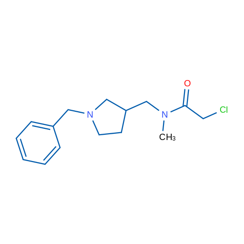 N-((1-Benzylpyrrolidin-3-yl)methyl)-2-chloro-N-methylacetamide 1g
