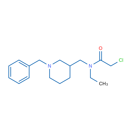 N-((1-Benzylpiperidin-3-yl)methyl)-2-chloro-N-ethylacetamide 1g