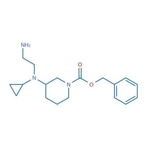 Benzyl 3-((2-aminoethyl)(cyclopropyl)amino)piperidine-1-carboxylate 1g