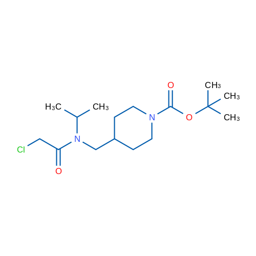 tert-Butyl 4-((2-chloro-N-isopropylacetamido)methyl)piperidine-1-carboxylate 1g