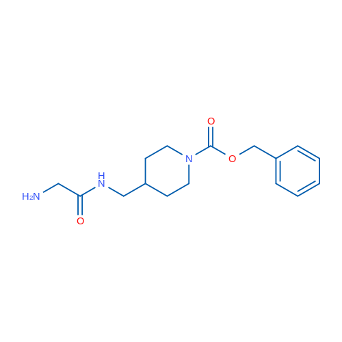 Benzyl 4-((2-aminoacetamido)methyl)piperidine-1-carboxylate 1g