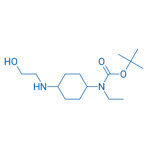 tert-Butyl ethyl(4-((2-hydroxyethyl)amino)cyclohexyl)carbamate 1g