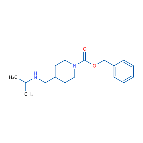 Benzyl 4-((isopropylamino)methyl)piperidine-1-carboxylate 250mg