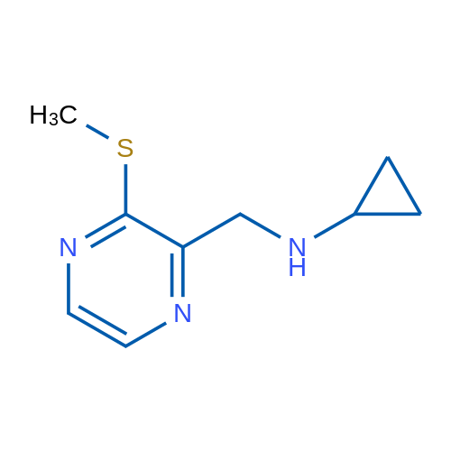 N-((3-(Methylthio)pyrazin-2-yl)methyl)cyclopropanamine 1g