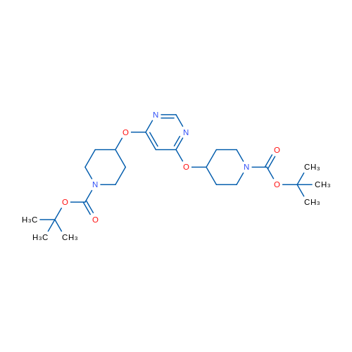 Di-tert-butyl 4,4'-(pyrimidine-4,6-diylbis(oxy))bis(piperidine-1-carboxylate) 1g