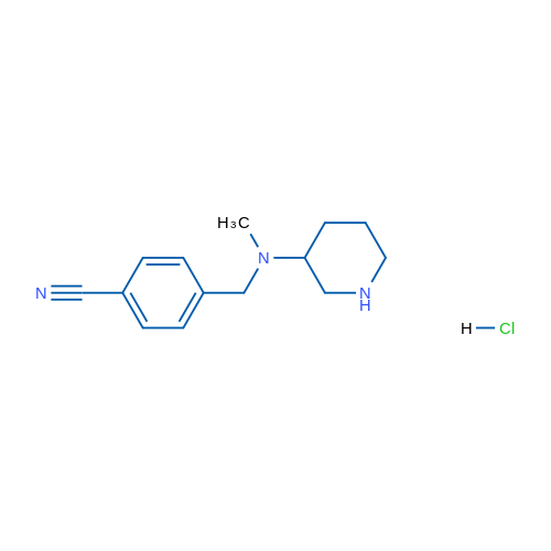 4-((Methyl(piperidin-3-yl)amino)methyl)benzonitrile hydrochloride 1g