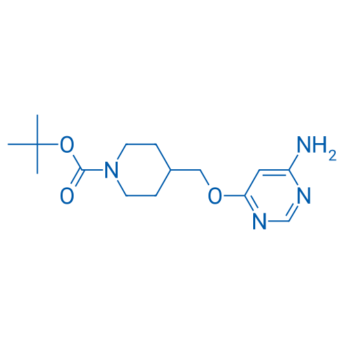 tert-Butyl 4-(((6-aminopyrimidin-4-yl)oxy)methyl)piperidine-1-carboxylate 1g