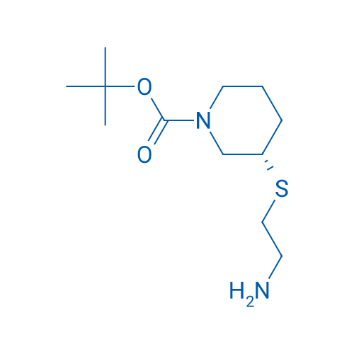 (S)-tert-Butyl 3-((2-aminoethyl)thio)piperidine-1-carboxylate 1g