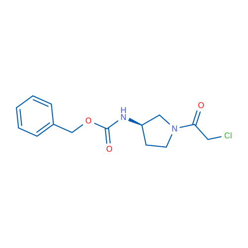 (R)-Benzyl (1-(2-chloroacetyl)pyrrolidin-3-yl)carbamate 1g