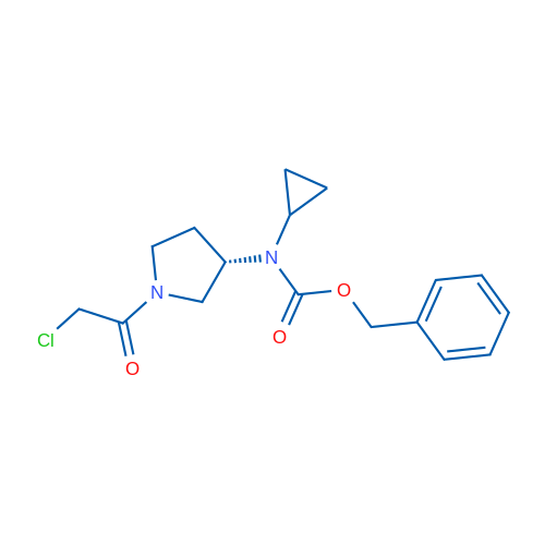 (S)-Benzyl (1-(2-chloroacetyl)pyrrolidin-3-yl)(cyclopropyl)carbamate 1g