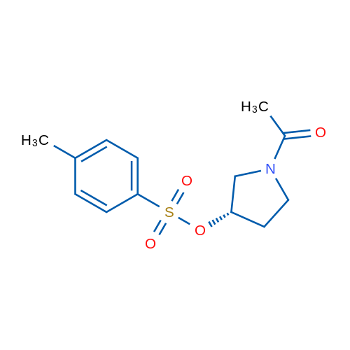(S)-1-Acetylpyrrolidin-3-yl 4-methylbenzenesulfonate 1g