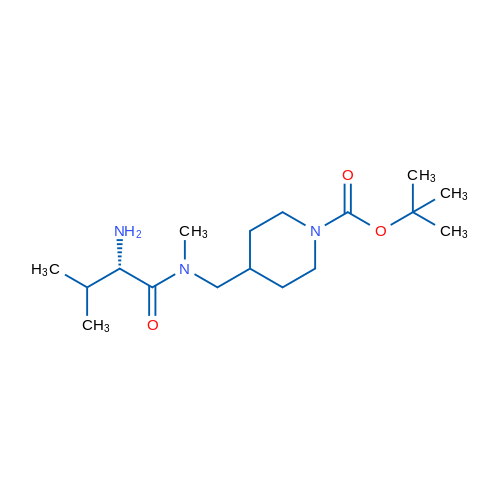 (S)-tert-Butyl 4-((2-amino-N,3-dimethylbutanamido)methyl)piperidine-1-carboxylate 1g
