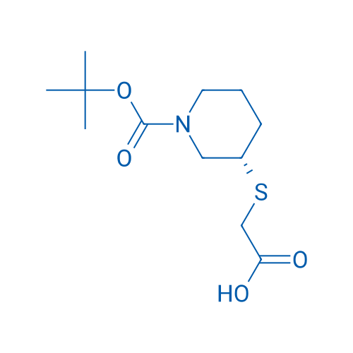 (S)-2-((1-(tert-Butoxycarbonyl)piperidin-3-yl)thio)acetic acid 1g