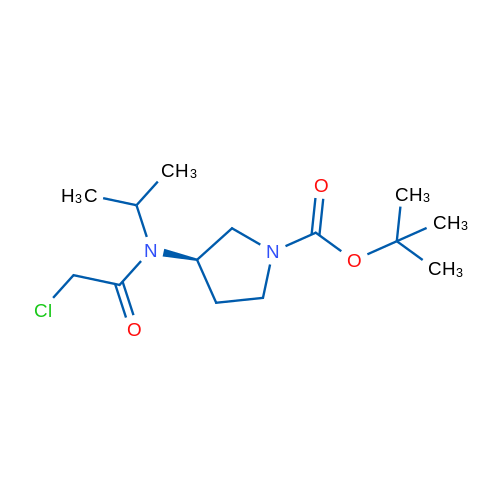 (R)-tert-Butyl 3-(2-chloro-N-isopropylacetamido)pyrrolidine-1-carboxylate 1g
