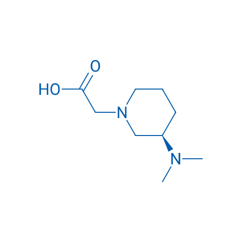 (R)-2-(3-(Dimethylamino)piperidin-1-yl)acetic acid 250mg