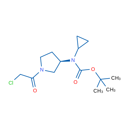 (R)-tert-Butyl (1-(2-chloroacetyl)pyrrolidin-3-yl)(cyclopropyl)carbamate 1g