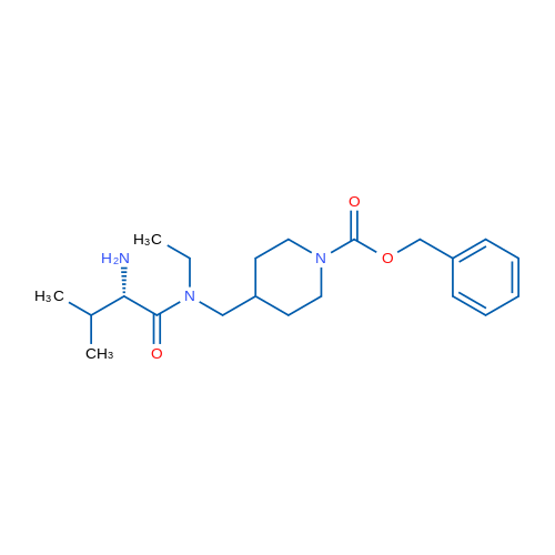 (S)-Benzyl 4-((2-amino-N-ethyl-3-methylbutanamido)methyl)piperidine-1-carboxylate 1g