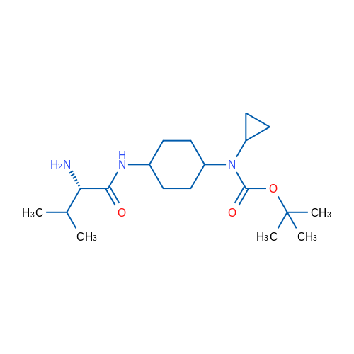 (S)-tert-Butyl (4-(2-amino-3-methylbutanamido)cyclohexyl)(cyclopropyl)carbamate 1g