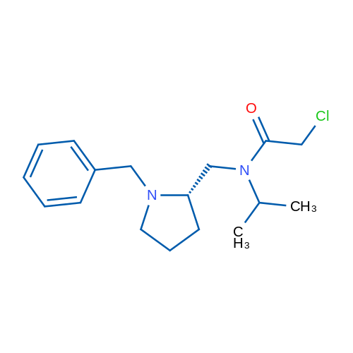(S)-N-((1-Benzylpyrrolidin-2-yl)methyl)-2-chloro-N-isopropylacetamide 1g