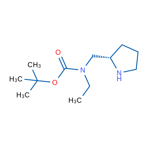 (S)-tert-Butyl ethyl(pyrrolidin-2-ylmethyl)carbamate 250mg