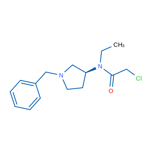 (S)-N-(1-Benzylpyrrolidin-3-yl)-2-chloro-N-ethylacetamide 1g