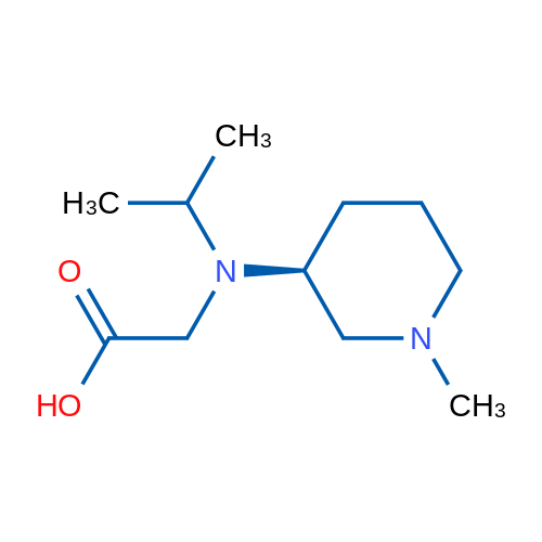 (S)-2-(Isopropyl(1-methylpiperidin-3-yl)amino)acetic acid 1g