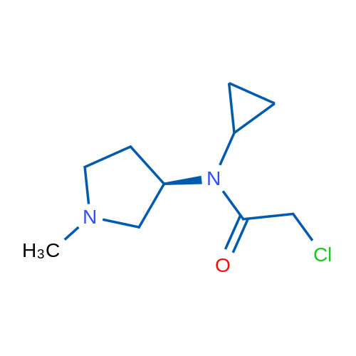 (R)-2-Chloro-N-cyclopropyl-N-(1-methylpyrrolidin-3-yl)acetamide 1g