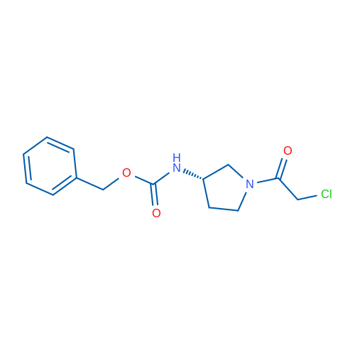 (S)-Benzyl (1-(2-chloroacetyl)pyrrolidin-3-yl)carbamate 1g