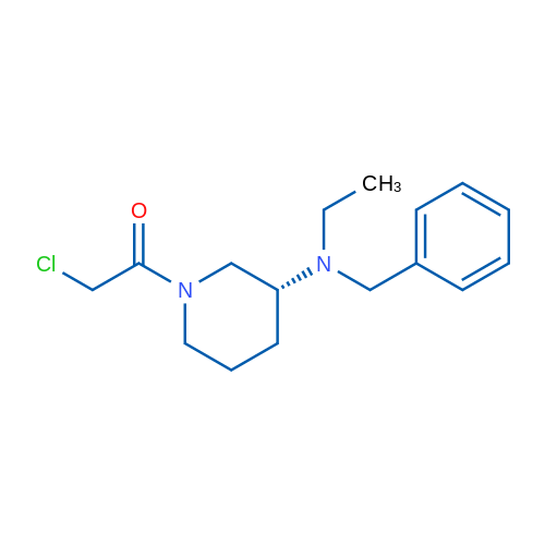 (R)-1-(3-(Benzyl(ethyl)amino)piperidin-1-yl)-2-chloroethanone 1g
