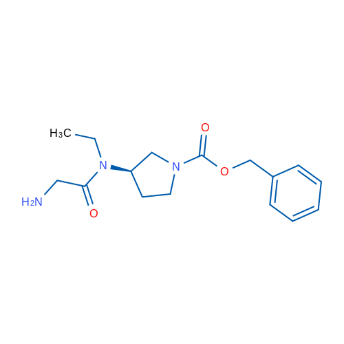 (R)-Benzyl 3-(2-amino-N-ethylacetamido)pyrrolidine-1-carboxylate 1g