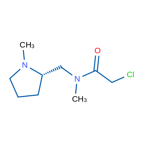 (S)-2-Chloro-N-methyl-N-((1-methylpyrrolidin-2-yl)methyl)acetamide 1g