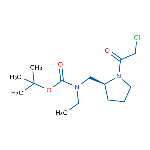 (S)-tert-Butyl ((1-(2-chloroacetyl)pyrrolidin-2-yl)methyl)(ethyl)carbamate 1g