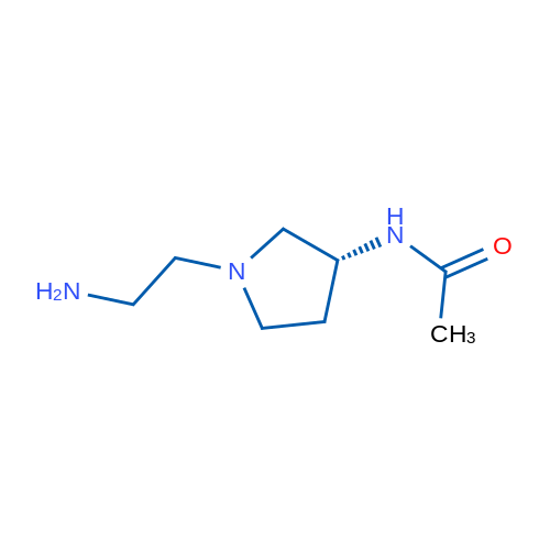 (R)-N-(1-(2-Aminoethyl)pyrrolidin-3-yl)acetamide 1g