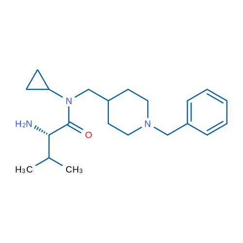 (S)-2-Amino-N-((1-benzylpiperidin-4-yl)methyl)-N-cyclopropyl-3-methylbutanamide 1g