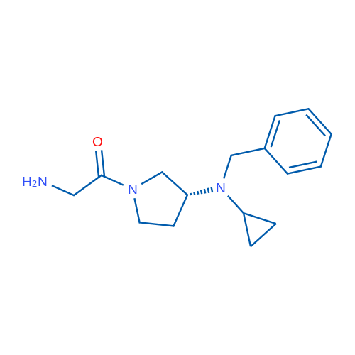 (R)-2-Amino-1-(3-(benzyl(cyclopropyl)amino)pyrrolidin-1-yl)ethanone 1g